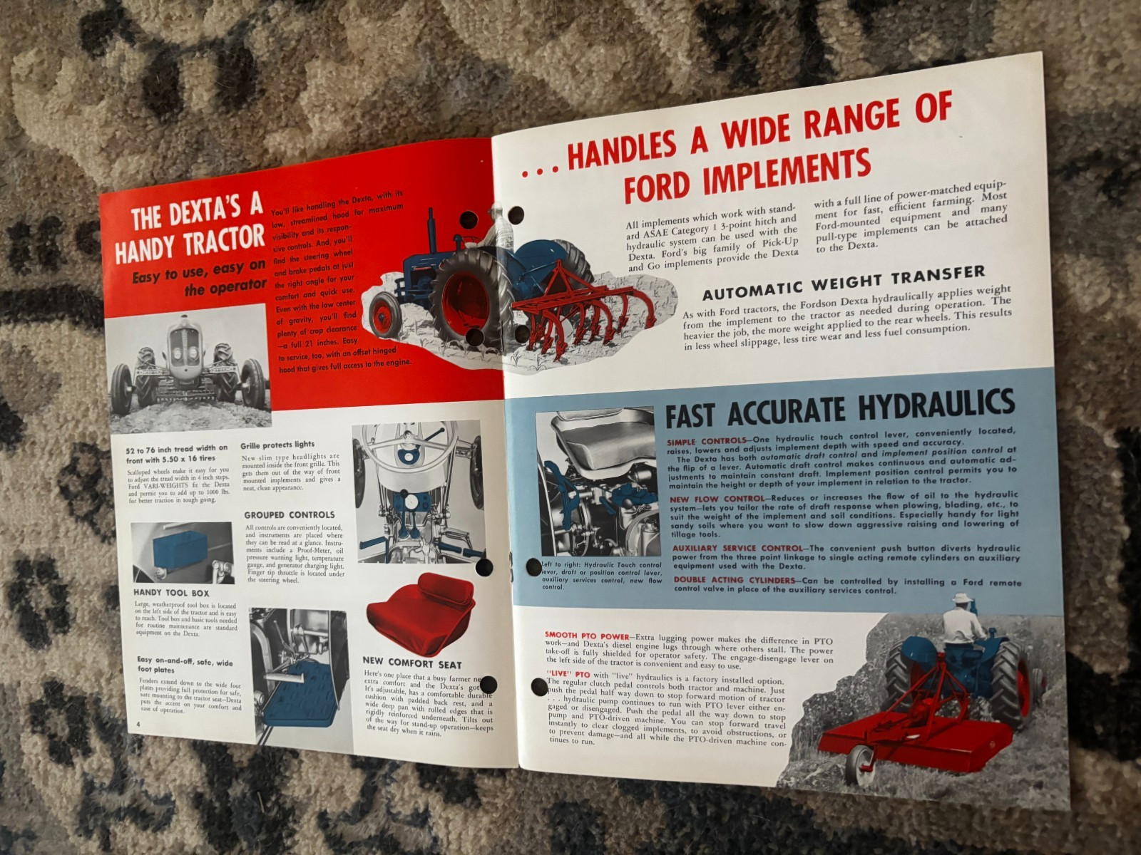 Fordson Dexta Diesel Tractor Brochure DCPA26