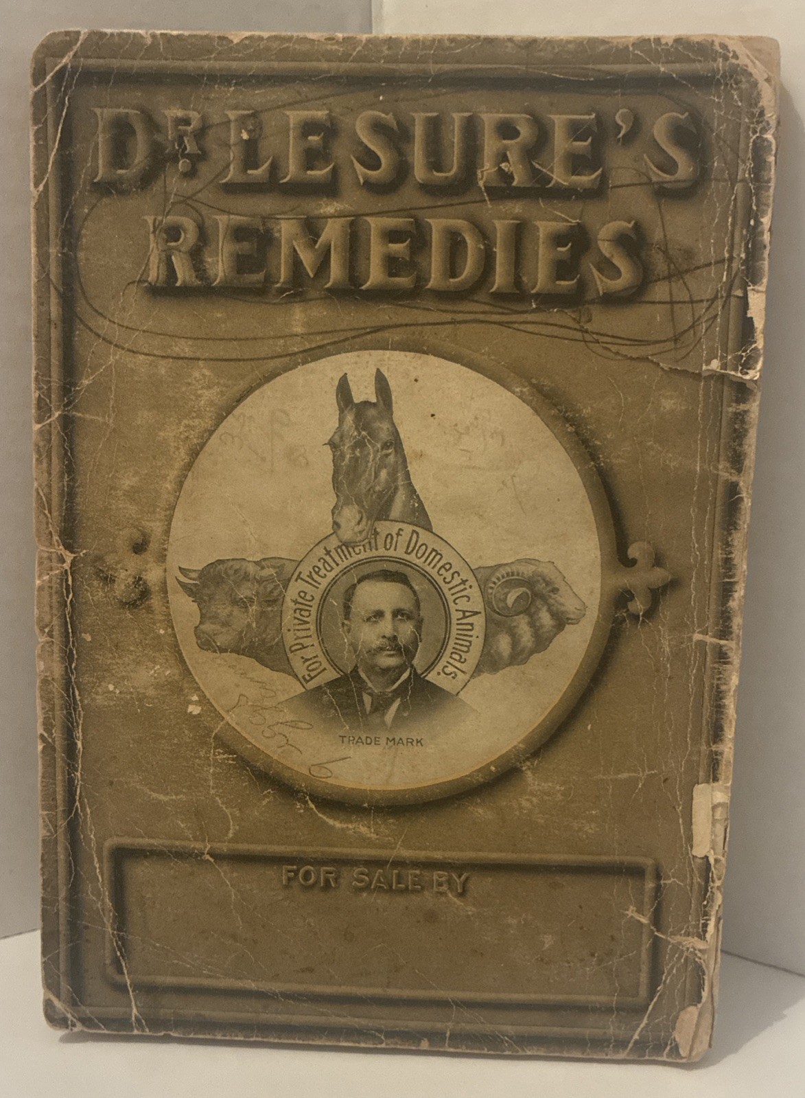 Rare 1908 Dr J.G. Lesure Veterinary Remedies Catalog Horse Farm Advertising Book