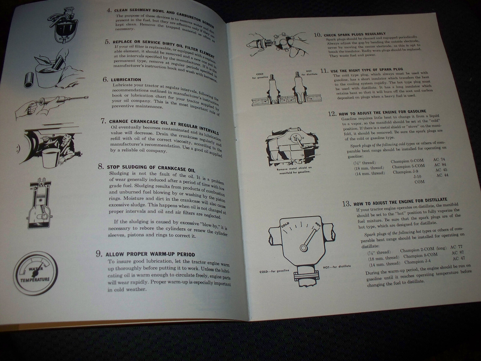 1940&rsquo;s WWII Wartime Tractor Maintenance & Tuneup Booklet From Ethyl Corporation