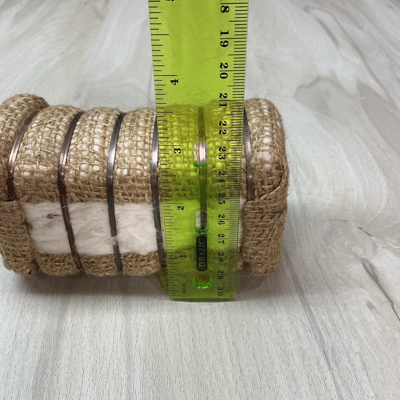Vintage Cotton Bale Souvenir From Tennessee – Small 4.4 Oz Miniature With Tag