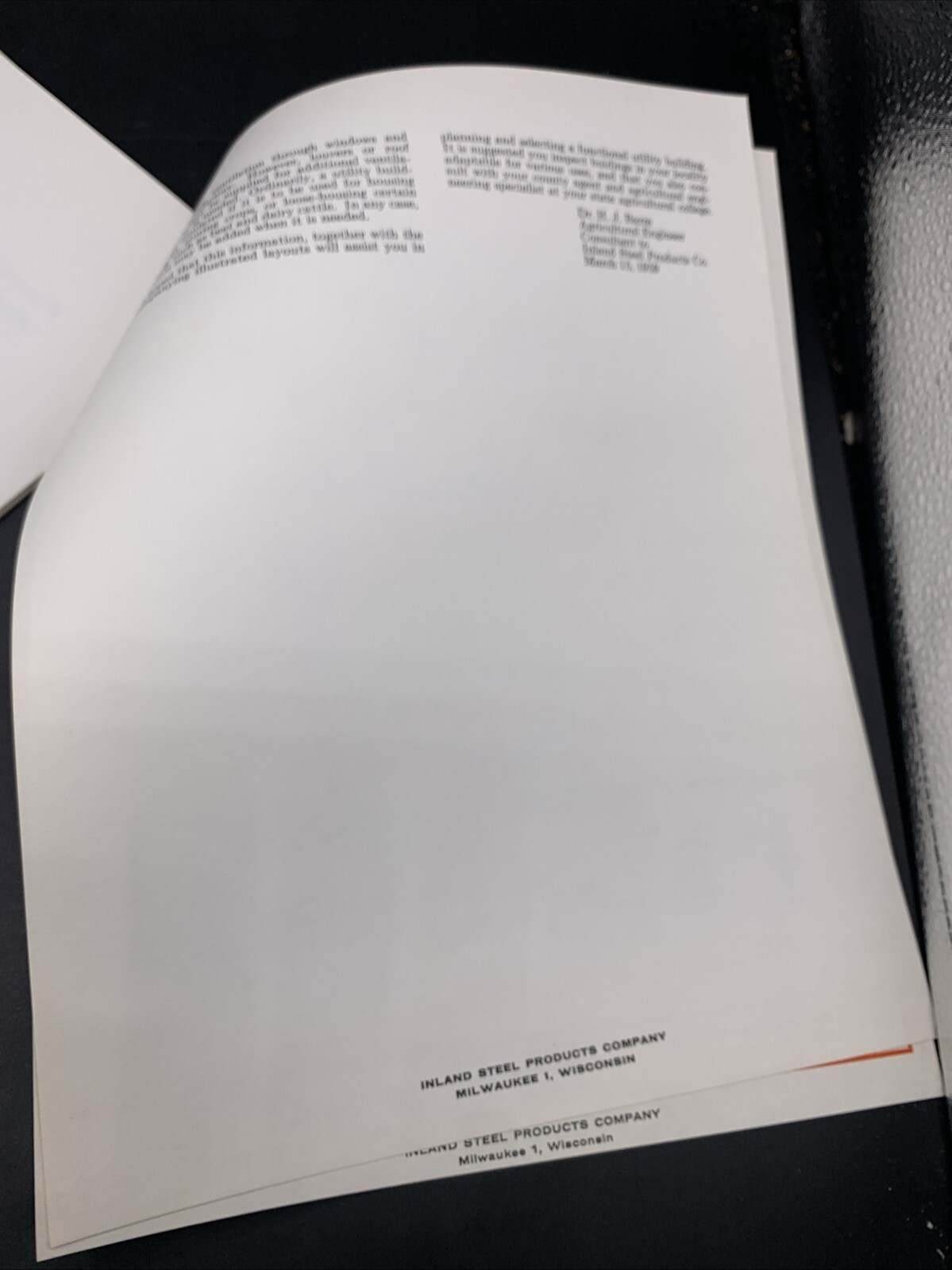 Rare 1959 Inland Steel Agricultural Buildings Plans & Specs-Hogs-Sheep-Poultry