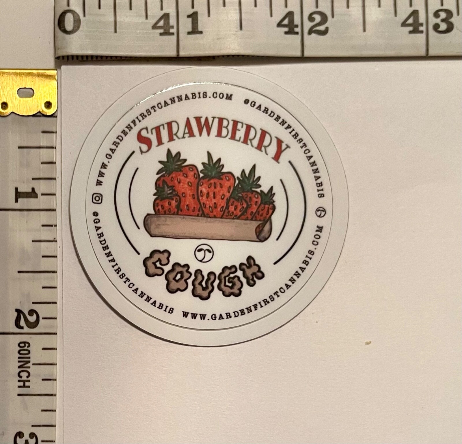 GARDEN FIRST Vinyl Sticker – Oregon, USA Cannabis Industry Advertisement