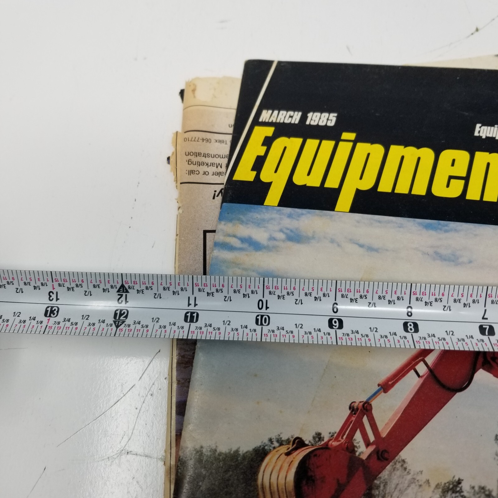 Construction Equipment Guide News March 1985 Hydraulic Excavators