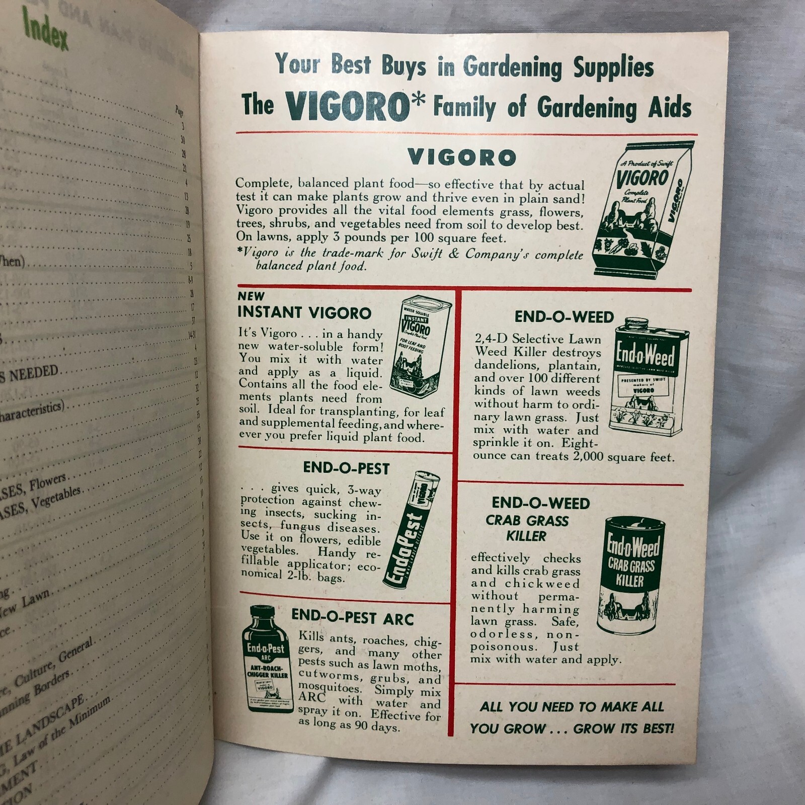 Vintage 1951 Gardening Success Booklet
