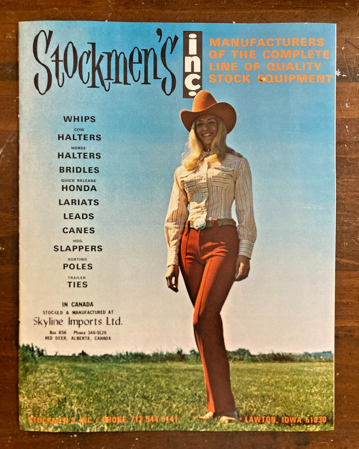 Vtg. Stockmen&rsquo;s Inc. Full-Color Western Catalog c.1970 – Cowgirl Whips Halters