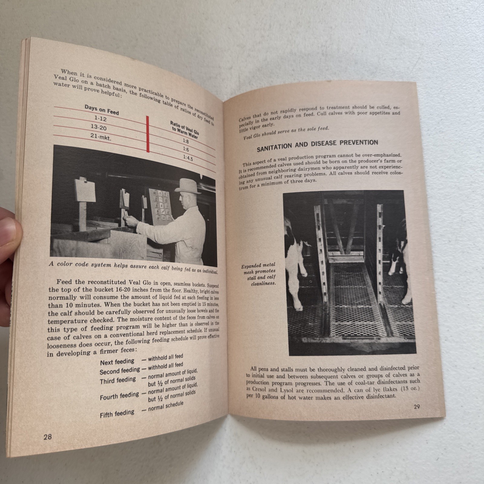 Vintage 1972 Carnation Albers Milling Co. Calf-Plan Livestock Booklet