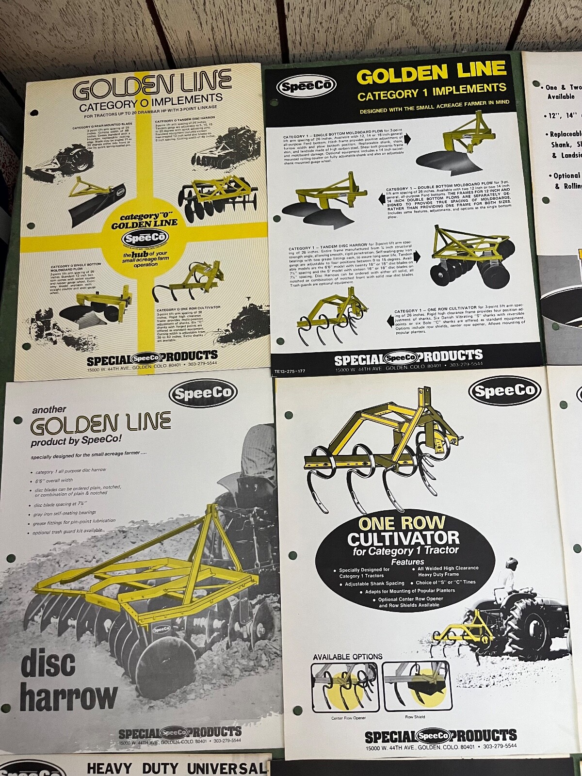 Collection Of SpeeCo Agriculture Equipment Advertising