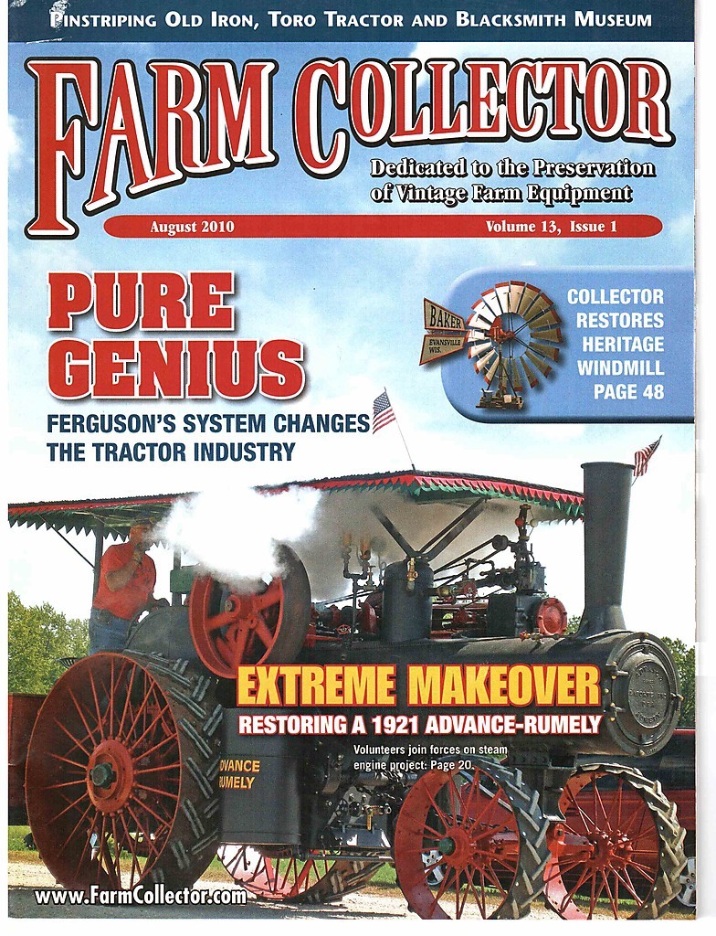Toro AL, Engine Pinstriping, Harry Ferguson tractor development, Aspinwall Mfg