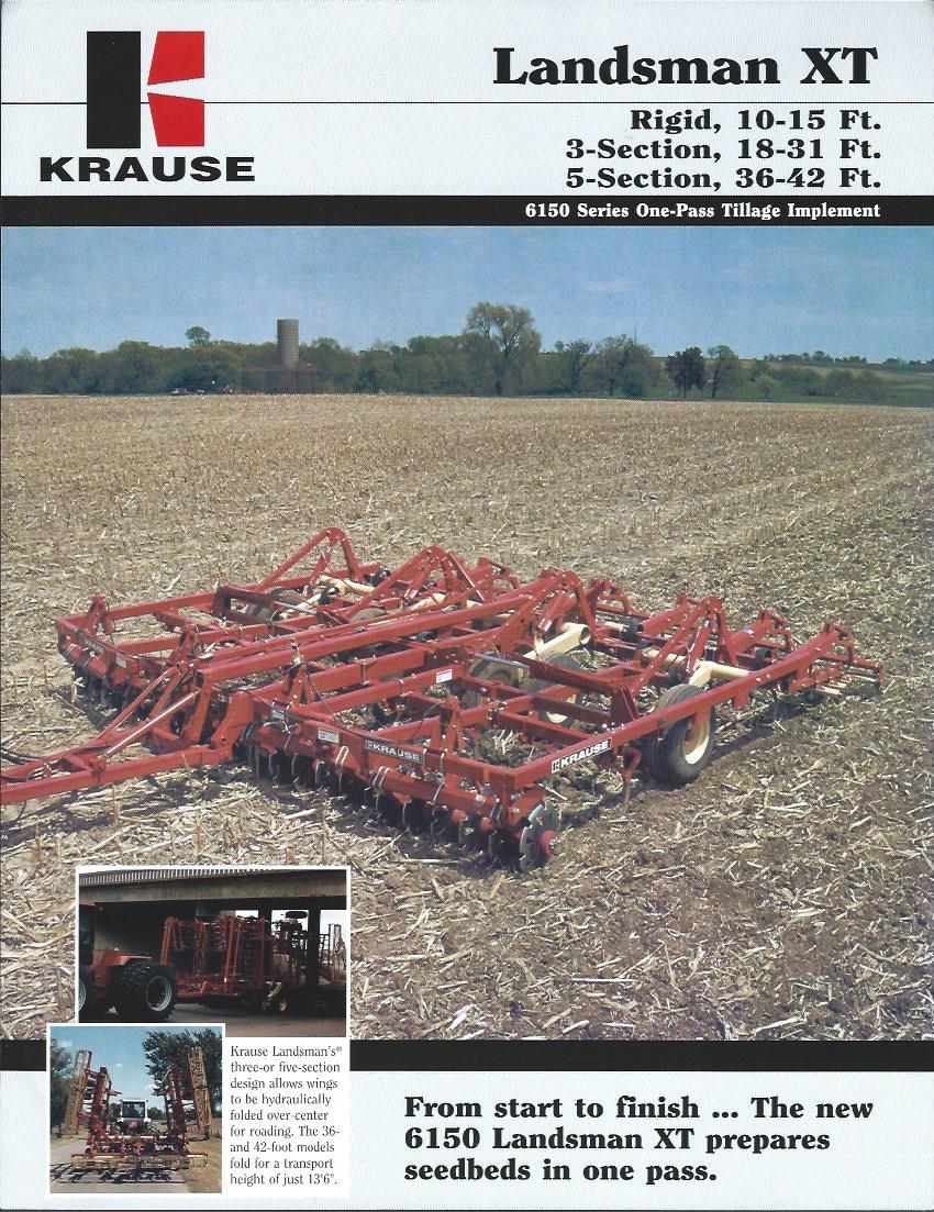 Farm Implement Brochure – Krause – 6150 – Landsman XT Tillage (F3948)