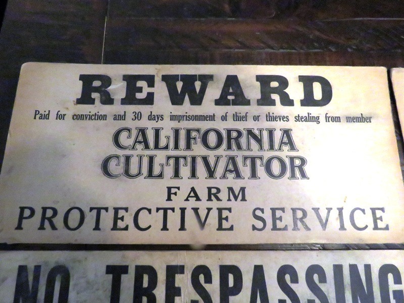 2 California Cultivator Farm Protective Serice Signs & 4 No trespassing signs