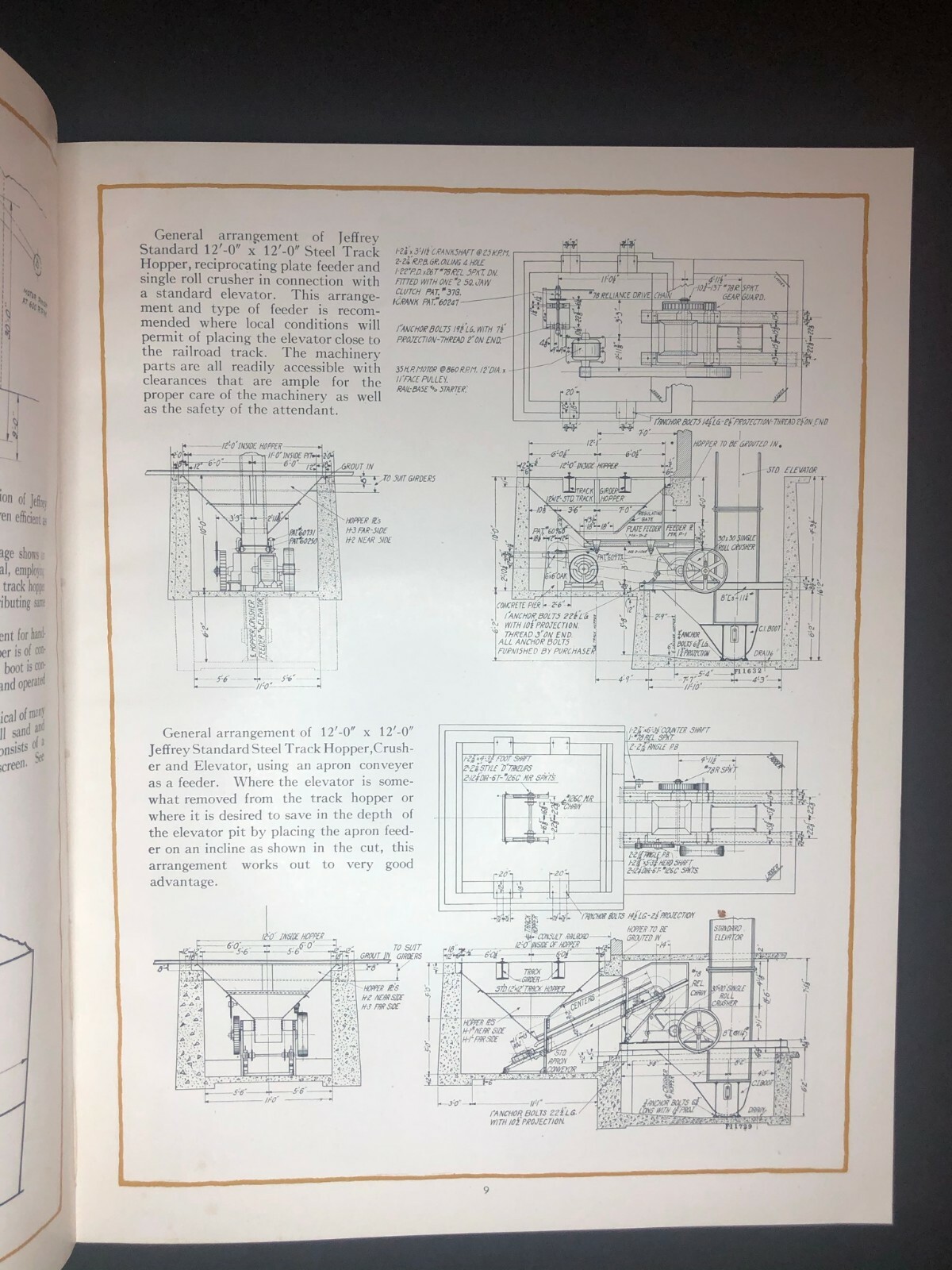 1919 88 pg. « Jeffrey Bucket Elevators » Product Catalog VGC