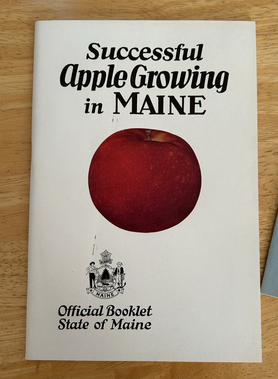 Vintage Maine Agriculture Department Brochures Fruits 1930