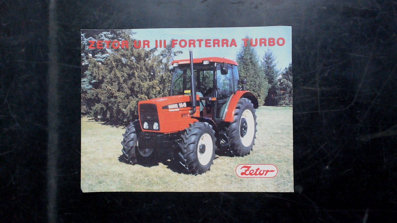 Zetor UR III Forterra Turbo Agricultural Brochure Vintage Tractor