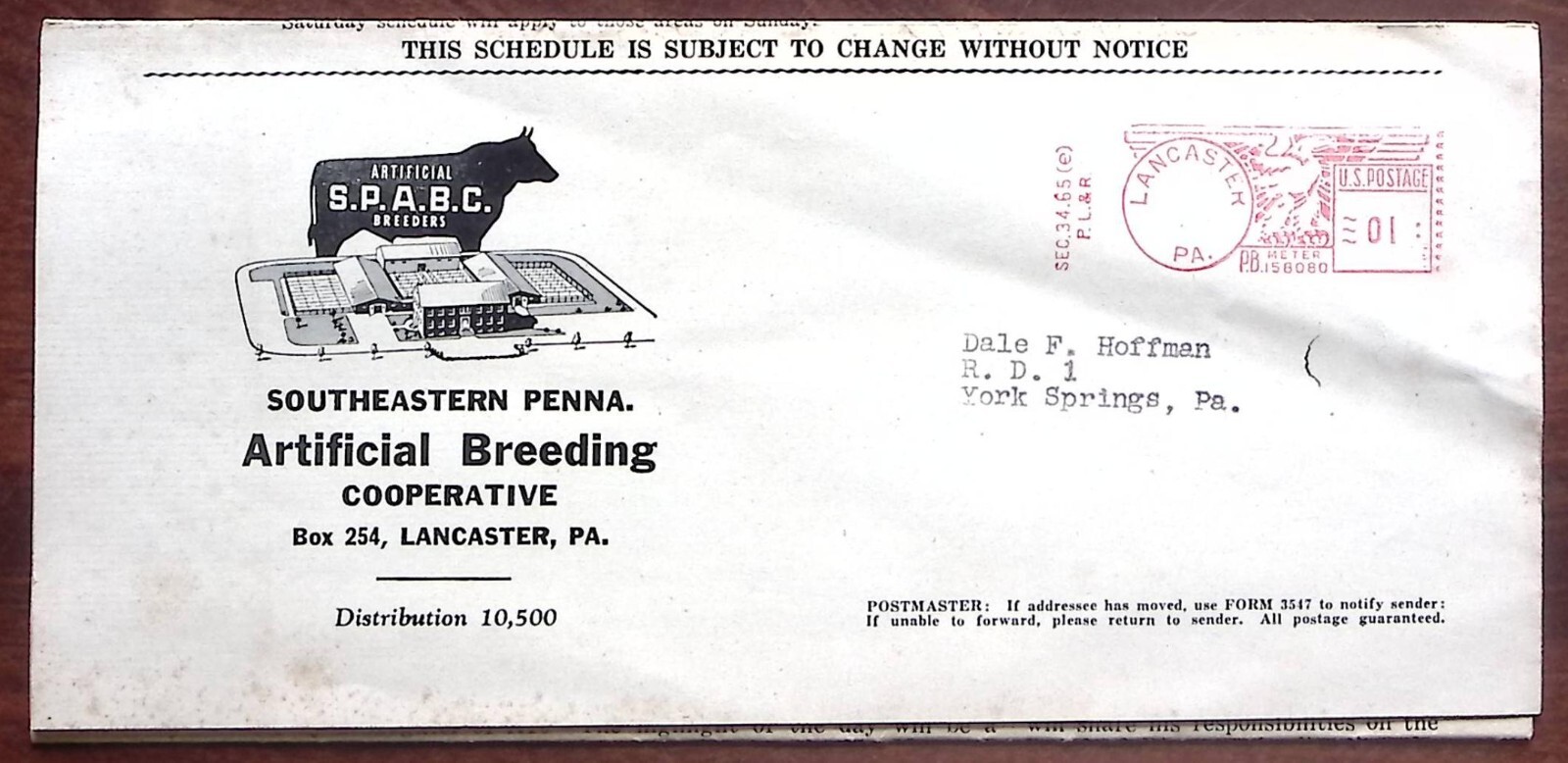 1953 THE BREEDERS&rsquo; BROADCASTER MARCH CATTLE S.P.A.B.C. BREEDERS NEWSLETTER Z6543