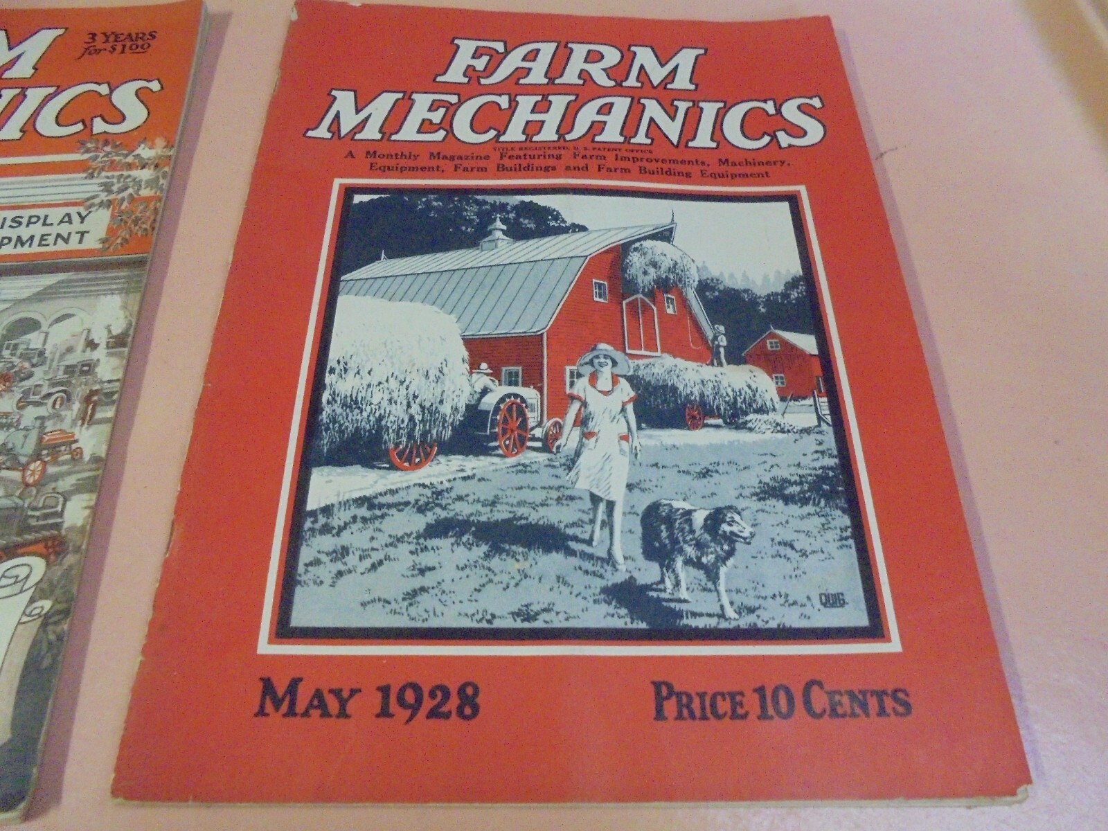Vintage Lot of Four 1928, 1931 Farm Mechanics Magazines