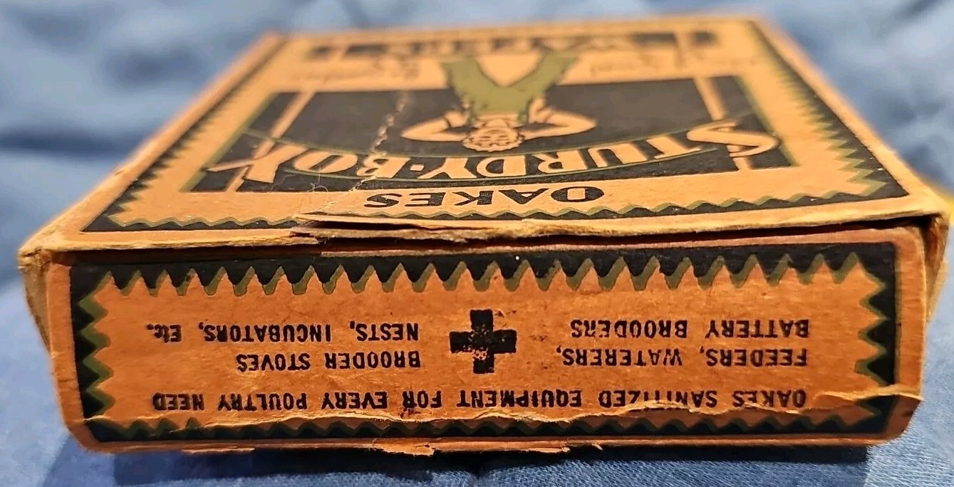 Vintage Advertising Sturdy Boy No. 4 Coal Brooder Wafers In Original Box!