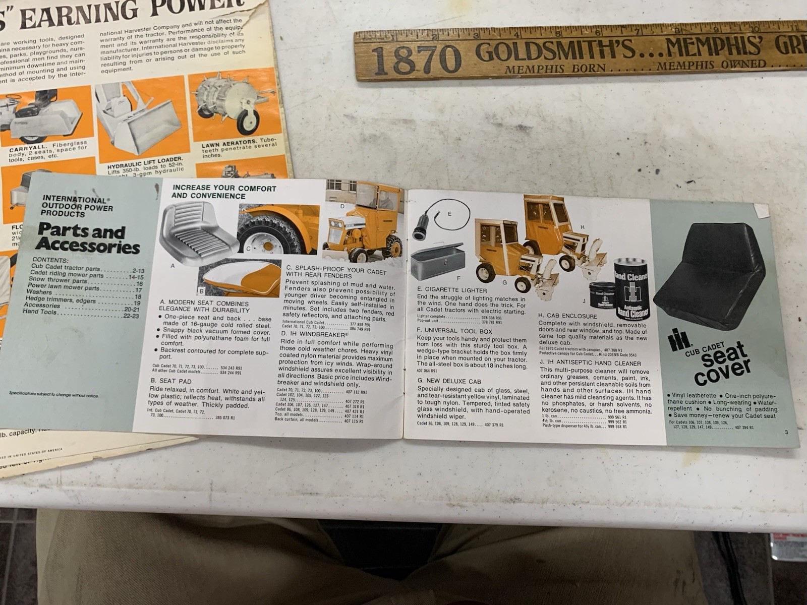 2 Cub Cadet IH Advertisements Prospective Buyers Guide Old Vintage Lawn Mower