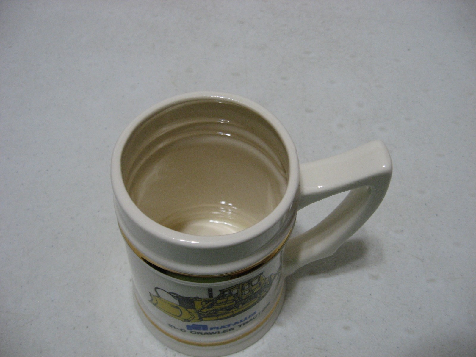 Fiat-Allis 21-C Crawler Tractor Beer Mug Stein – Lewis Bros Trenton NJ