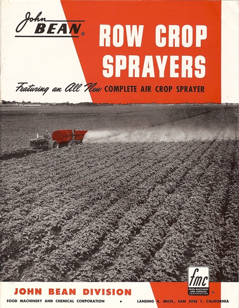 Farm Implement Brochure – John Bean – Row Crop Sprayers – 1958 (FB80)