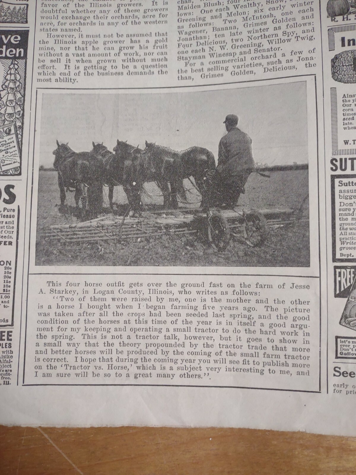 The Farmers Review February 3rd 1917 Weekly Magazine John Deere -Rock island ads