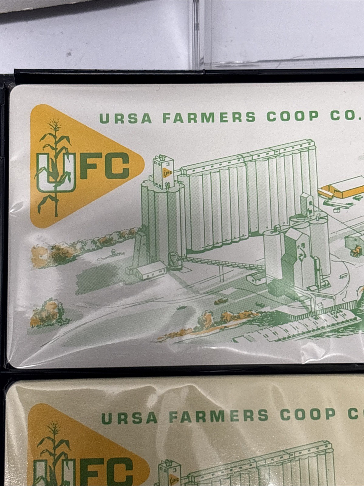 Vintage Sealed Redslip Playing Cards Ursa Farmers Coop Company Free Shipping