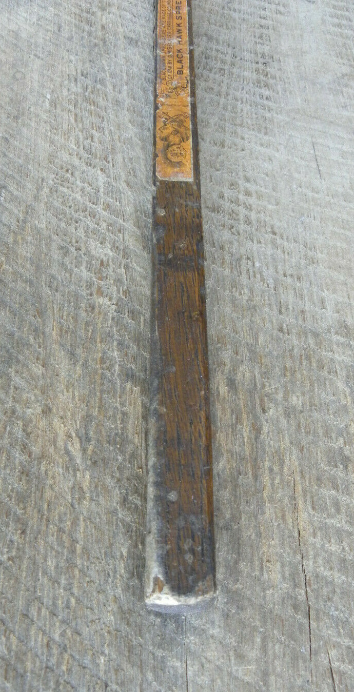 Antique Black Hawk Spreaders and Corn Planter Salesman Oak Wood Sample
