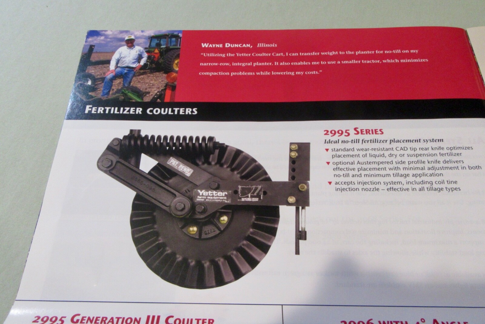 Yetter Manufacturing Co. Productivity Tools And How To Use Them Brochure (2004)