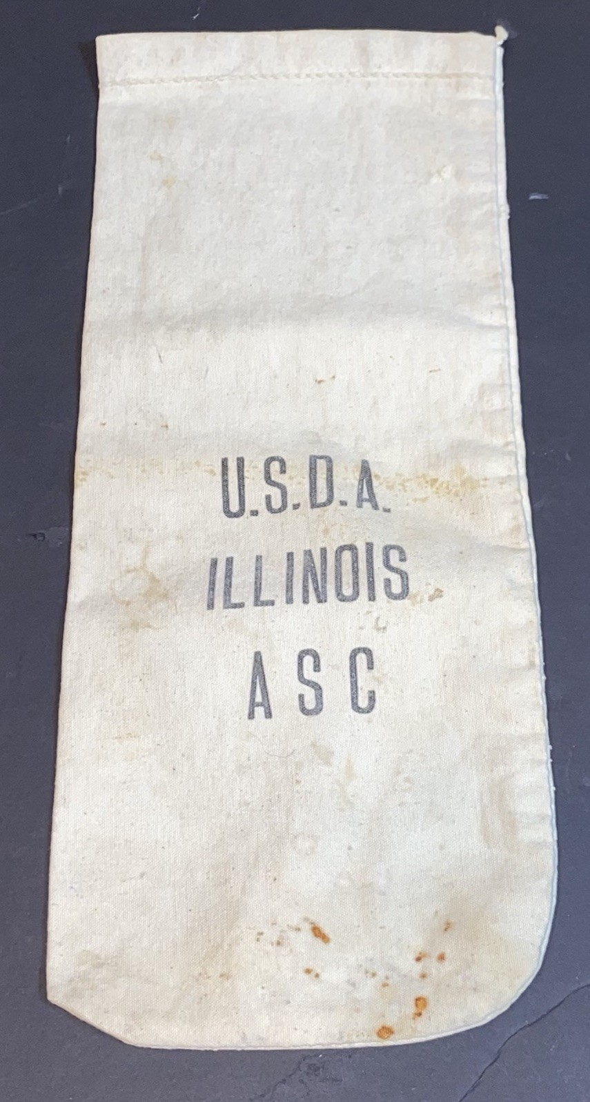 US Department of Agriculture Illinois ASC Canvas Seed Bag