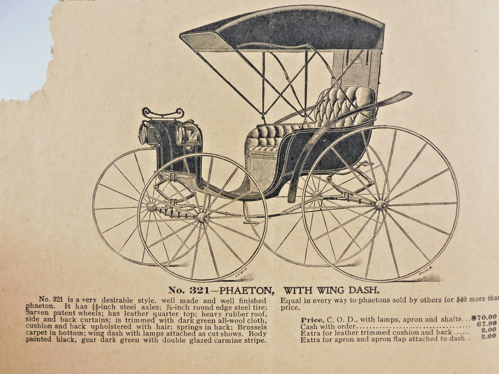 1897 Carriage And Harness Catalog Elkhart Indiana with PRICES Antique Brochure