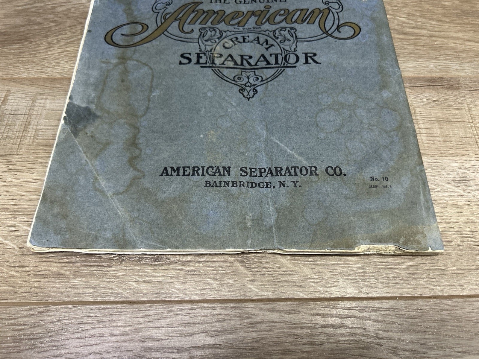 Antique Vintage Genuine American Cream Separator Co. Catalog