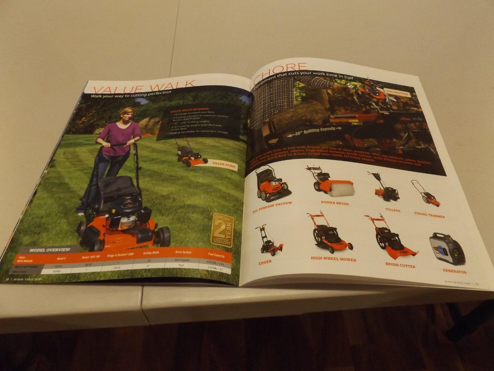 ARIENS 2014 LAWN & GARDEN EQUIP. CATALOG, 2014