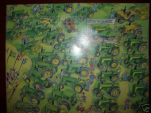 John Deere TWO CYLINDER Tractor magazine 1991 JD EXPO Photos