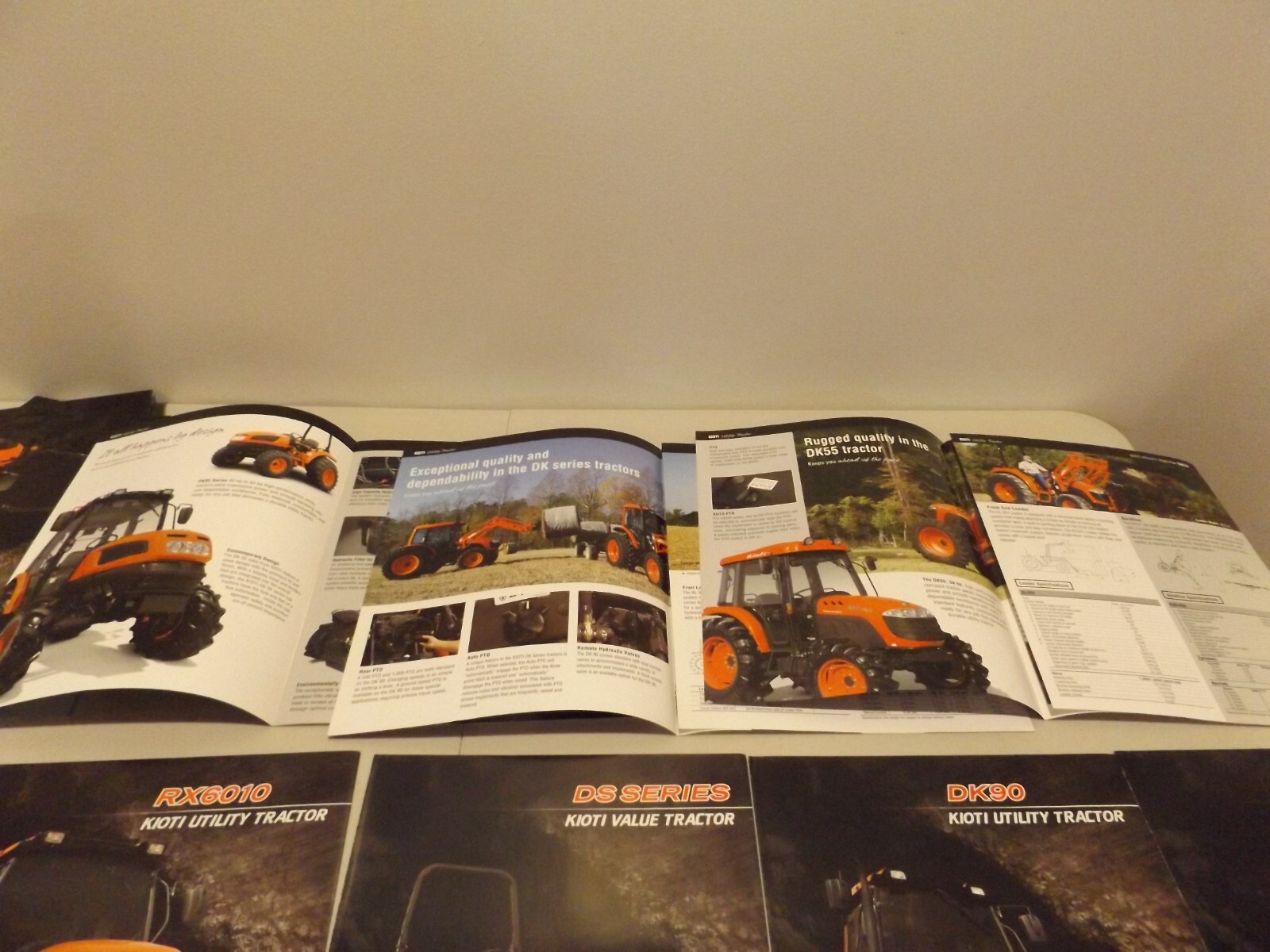 7-pc. KIOTI COMPACT & UTILITY TRACTORS, 2012