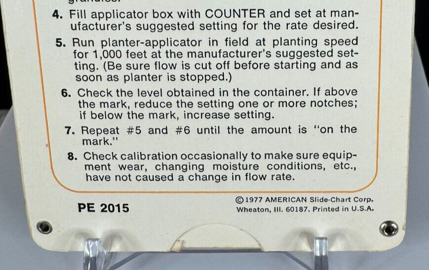 Vintage Kaiser Ag Chemicals – Counter 15-G & Case IH Farmetrics Slide Rules