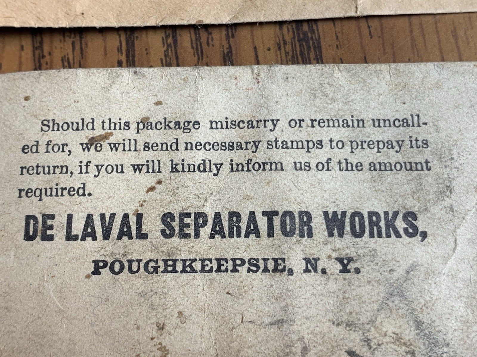 Vintage De Larval Cream Separator Steel Points, Packing, Advertisement Papers