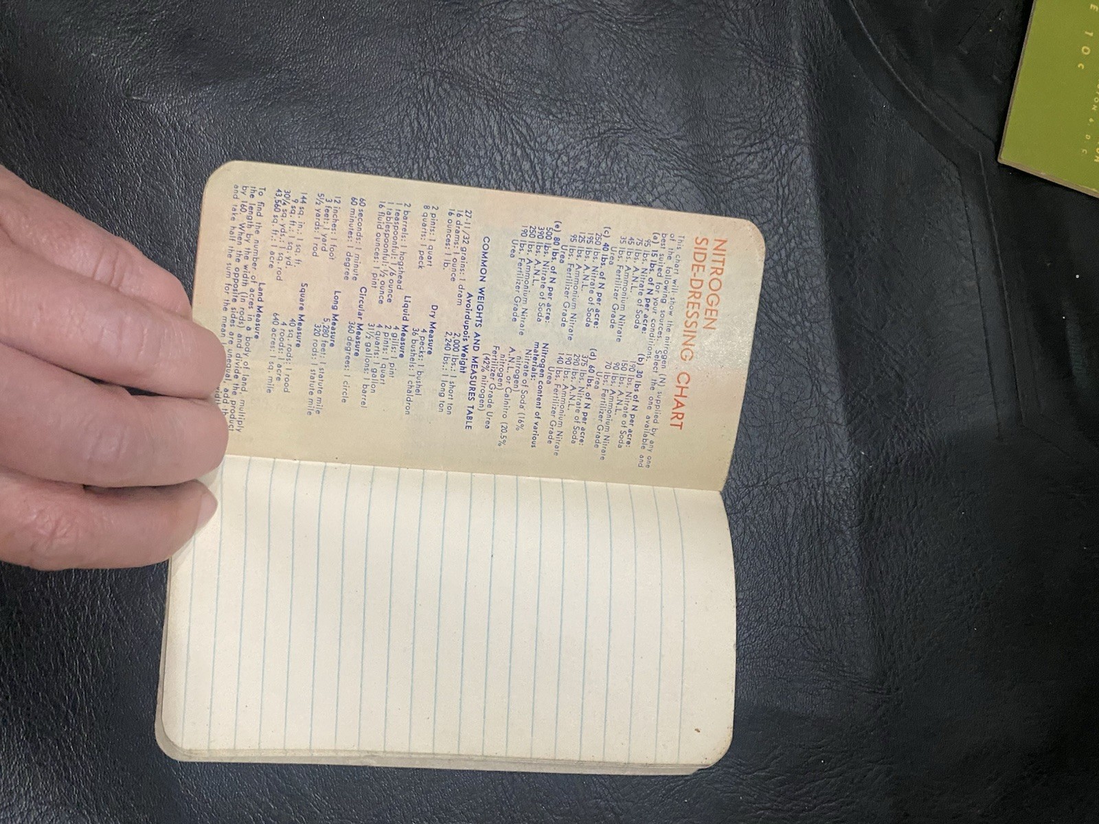 The 1953 Robertson Crop And Memo Book By Robertson Chemical Corp Norfolk VA