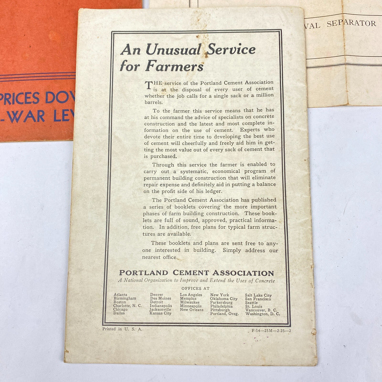 Lot 4 Farming Meat Dairy Milk Freezing Agriculture Related Booklets Vintage