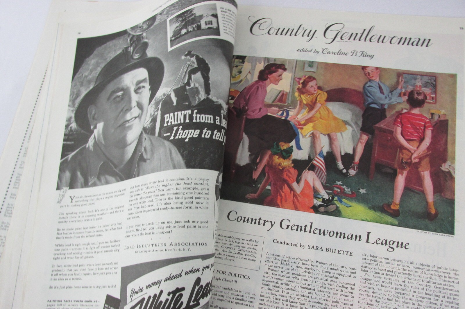 Vintage « Country Gentleman » October 1940 Charles Hargens Cover
