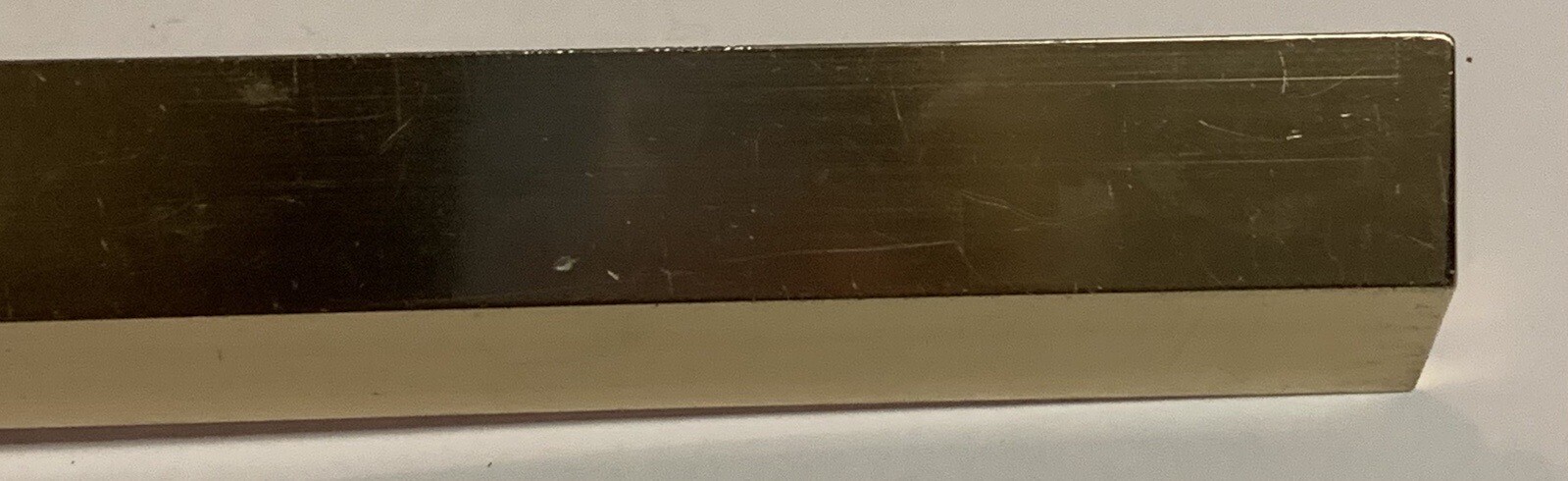 Vtg Reeder Equity 50th Anniversary Metal Ruler North Dakota ND Elevator Ag 1964
