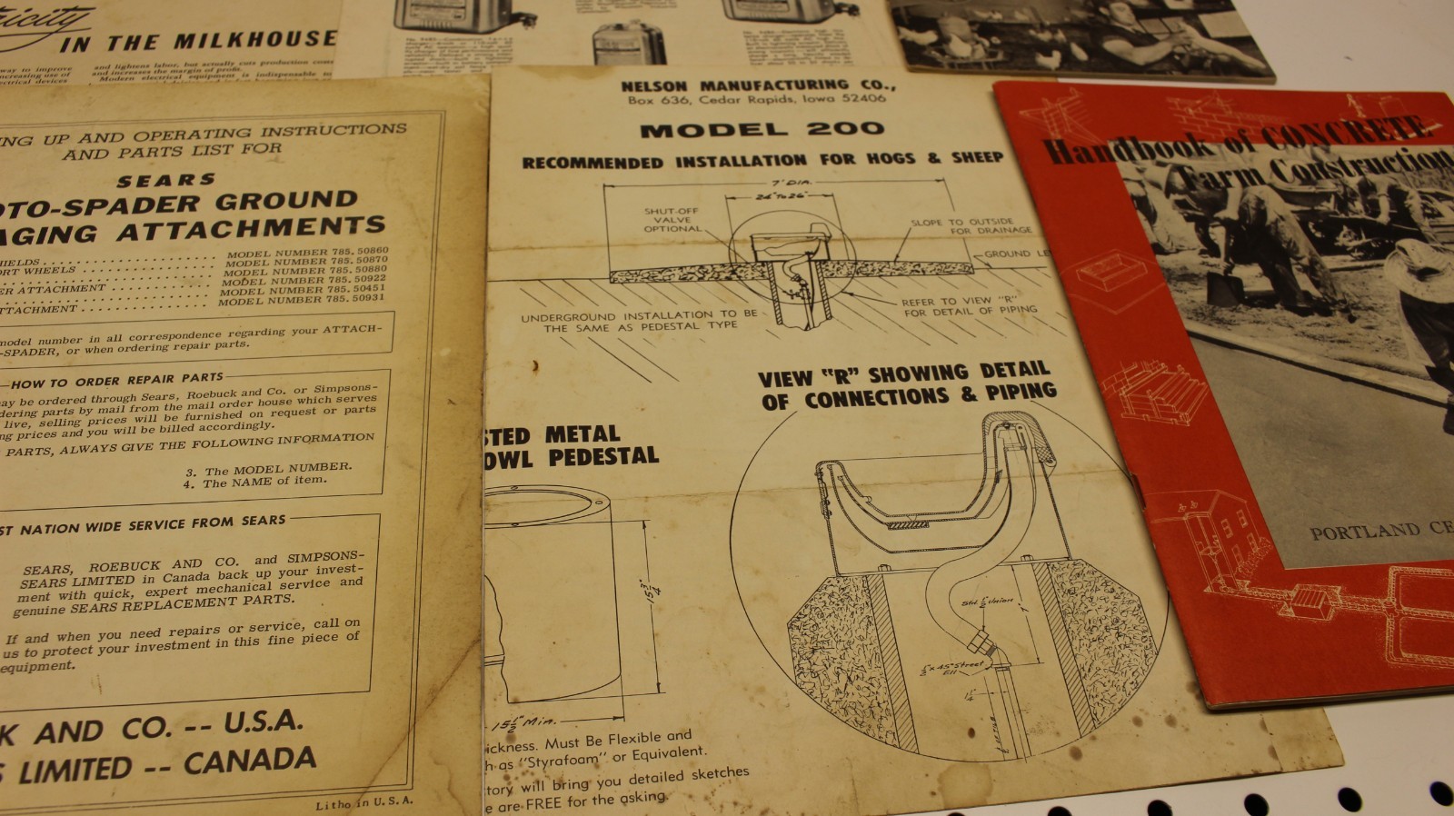 pamphlet instruction lot farm