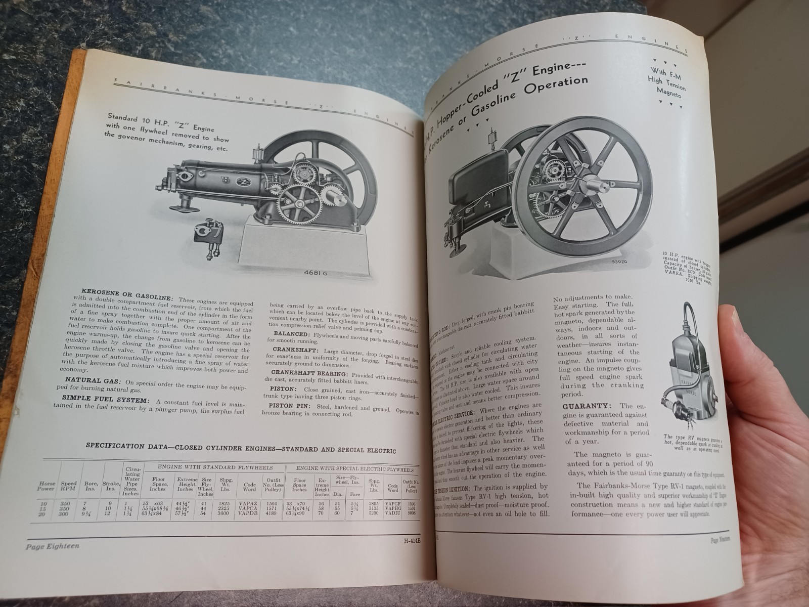 1937 H414B Fairbanks Morse Dealer Product Line Catalog Pumps Batteries Windmills