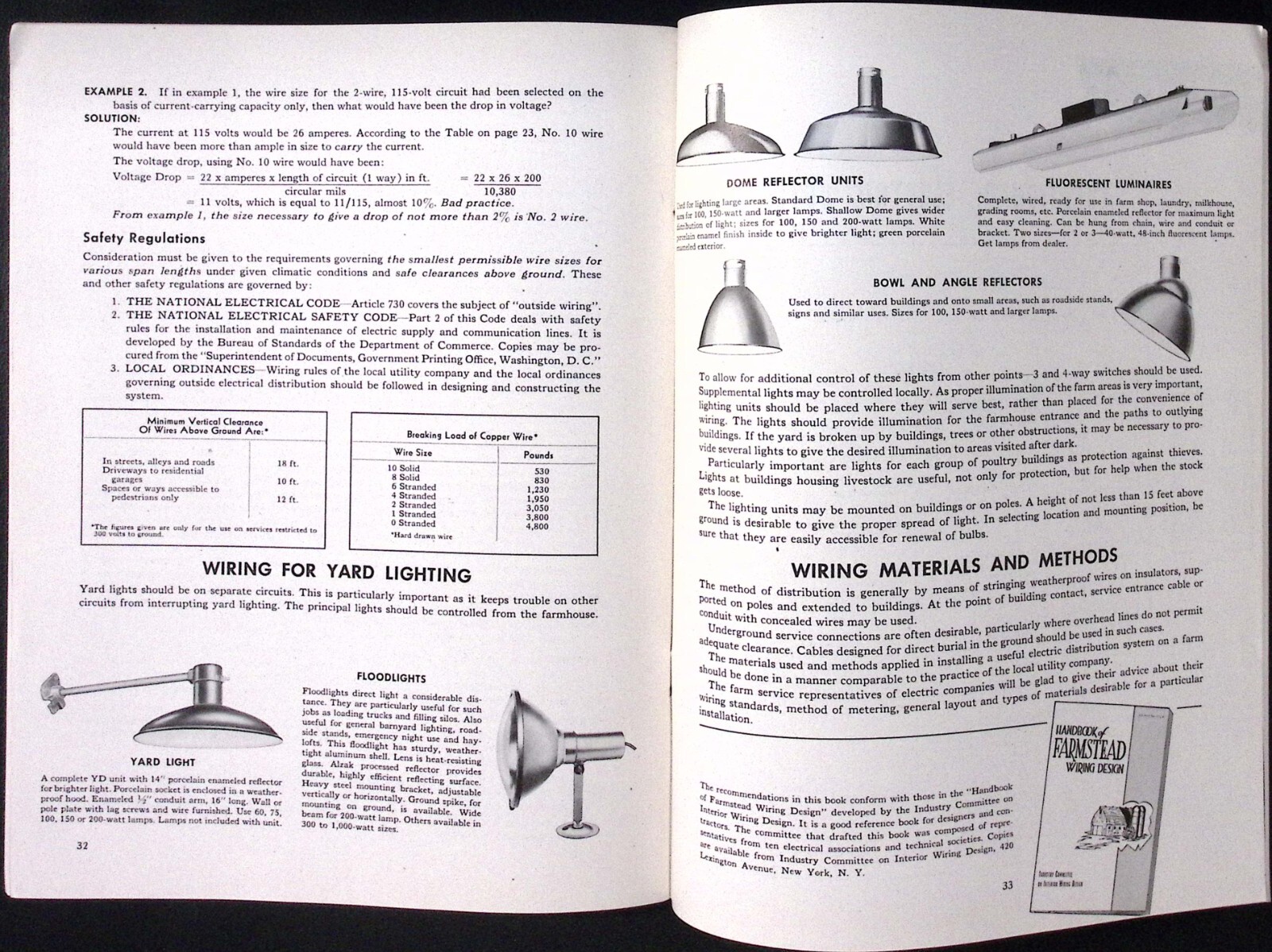 1947 Farmstead Wiring Westinghouse Electric Corp Informational Booklet