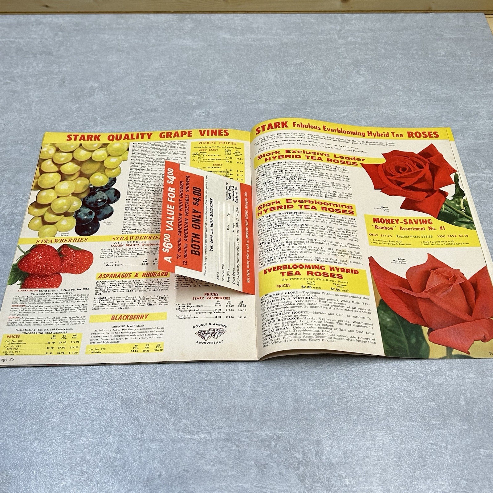 Vintage 1960s Stark Bros Nurseries Orchard Fruit Trees Catalog 150th Anniversary