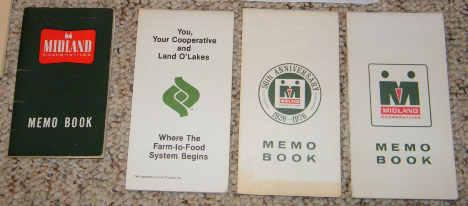 Vintage Agriculture Farm Petro Lot ABS Cenex APCO Pfister Hybrids Dekalb Midland