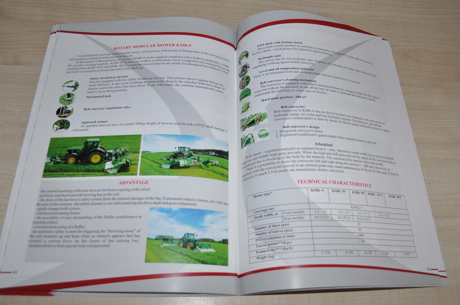 Lida Range Tractor Sprayer Grain Combine Harvester Case Brochure Prospekt ENG