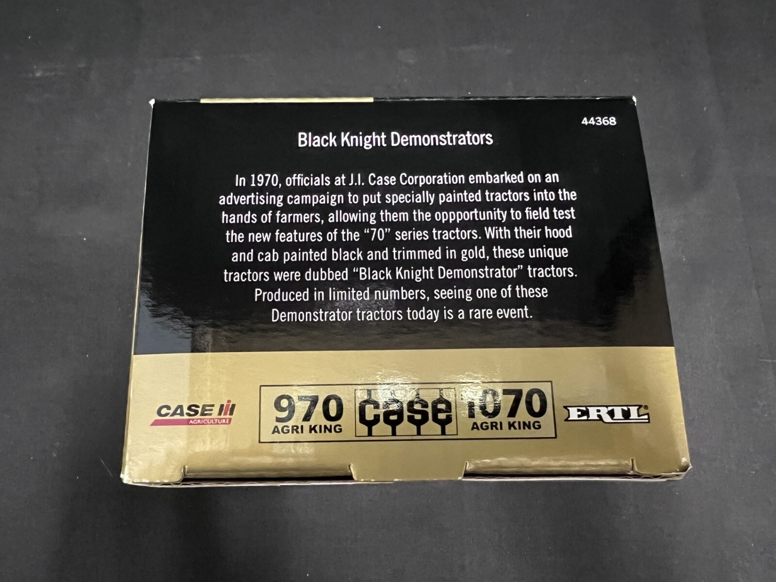 CASE IH BLACK KNIGHT DEMONSTRATORS 970 AND 1070 AGRI KING ZFN44368