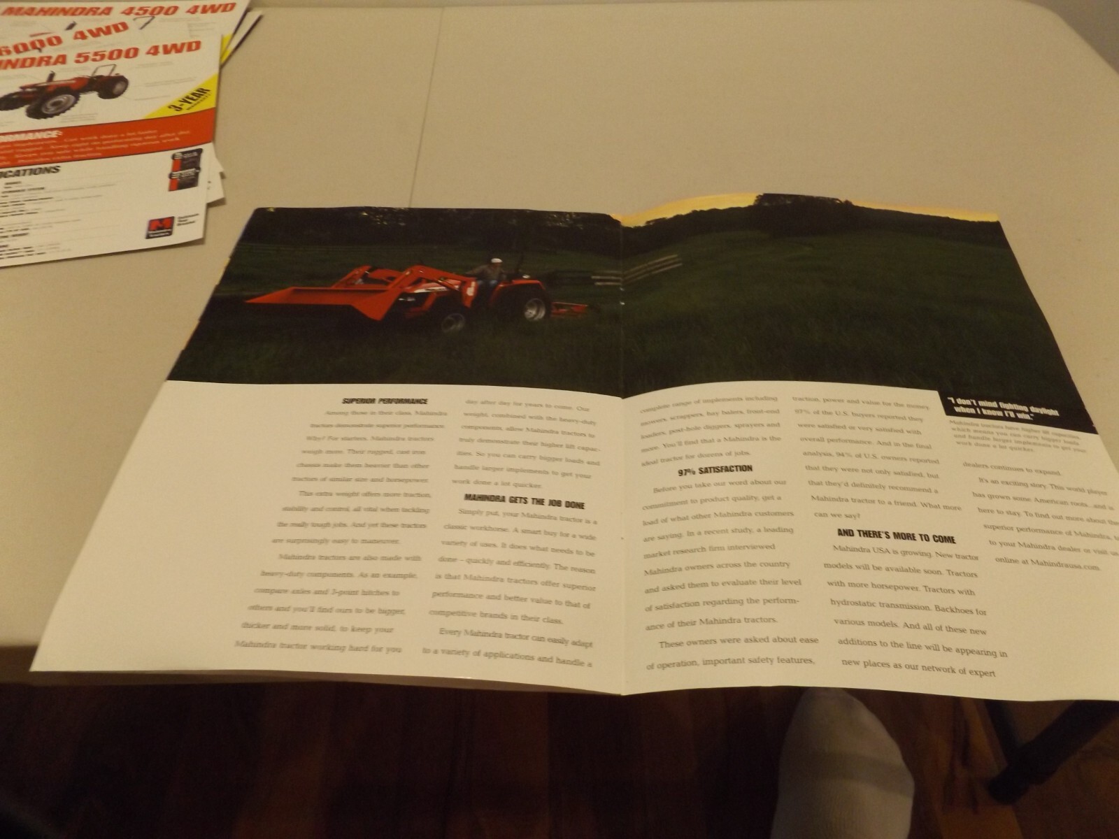 14-pc. MAHINDRA SERIES TRACTORS, 2002