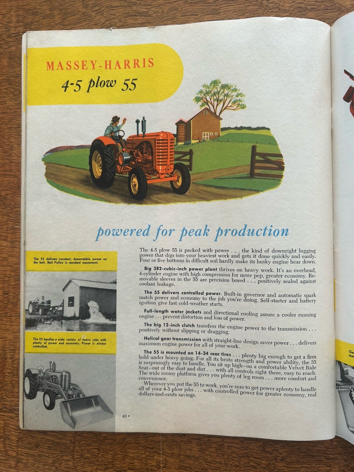 VINTAGE MASSEY HARRIS BUYERS Full Tractor GUIDE Orchard Hillside Rice CATALOG