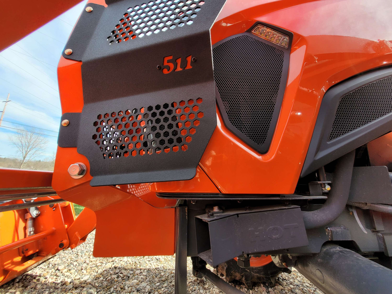 Kubota Side Guards L2502 L3302 L3902 L4802; L2501 with LA526 Loader