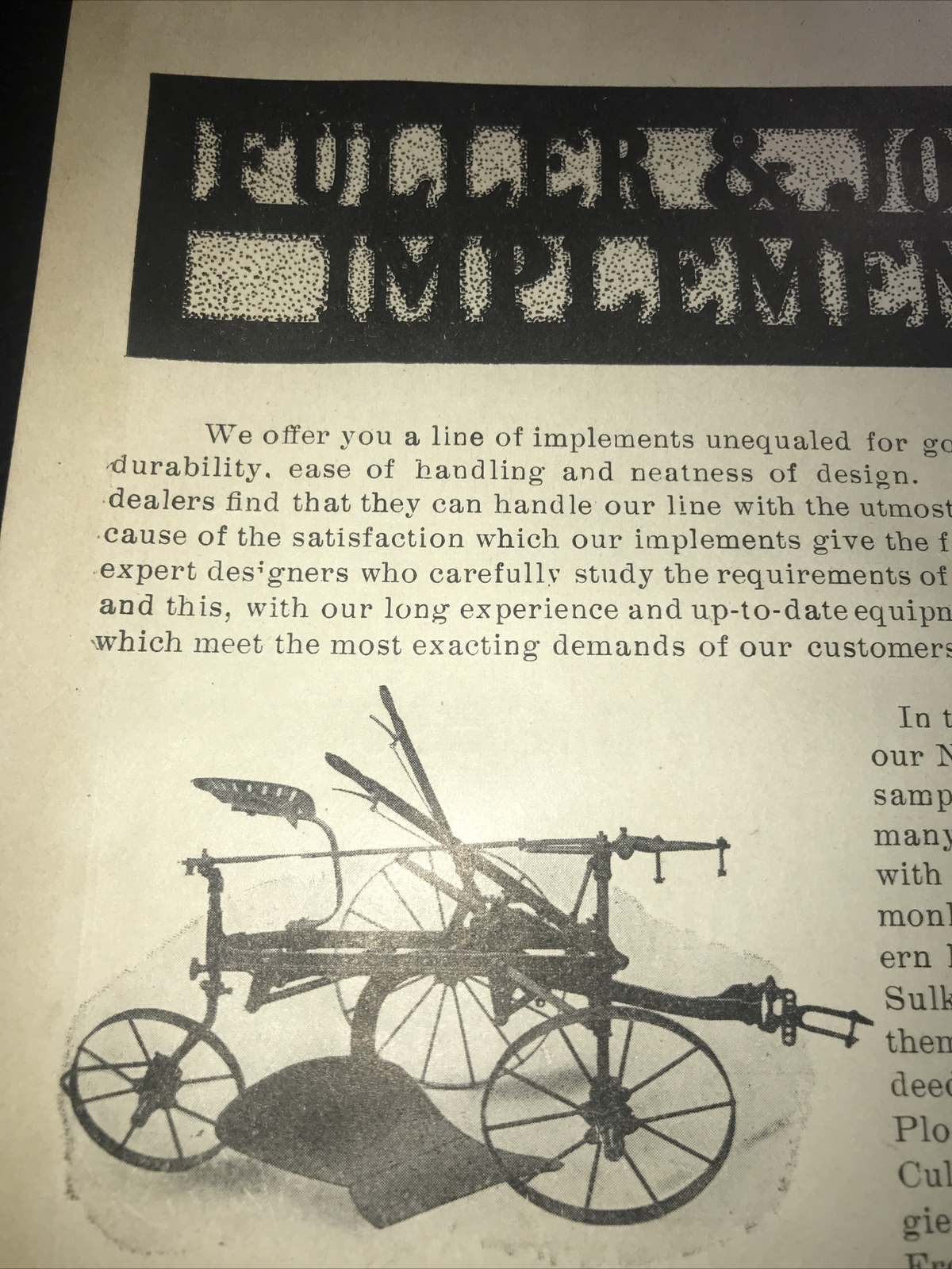 1908 Fuller & Johnson Implement Farm Advertising – Minneapolis – Minnesota
